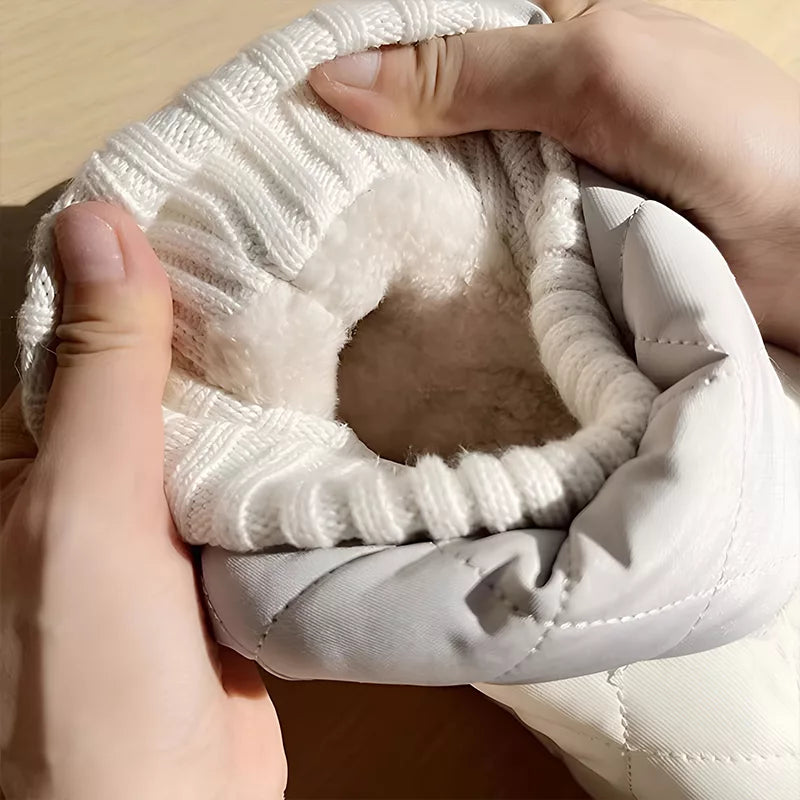 Waterproof Ankle Snow Boots Slip-On Shoes