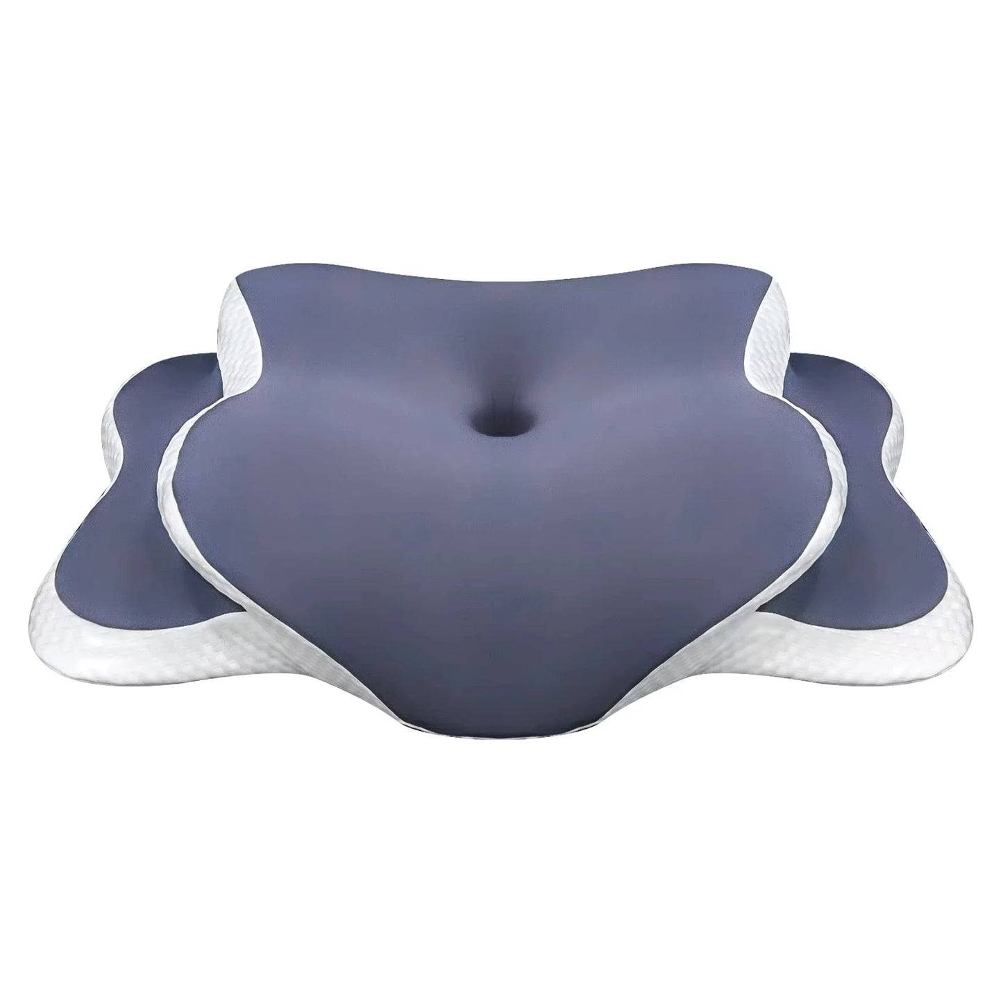 Ergonomic Cervical Pillow in Memory Foam with Adjustable Silk Pillowcase
