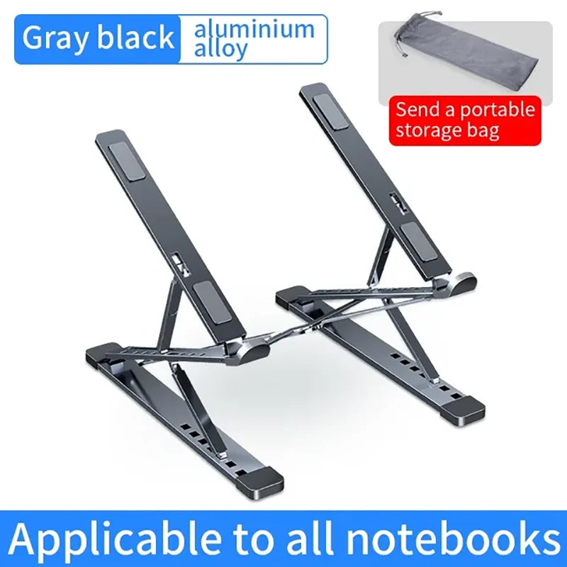 Adjustable Aluminum Laptop Stand - Ergonomic Laptop Support