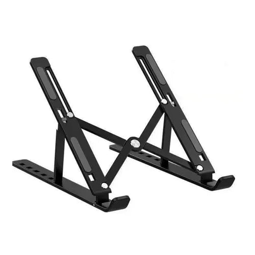 Foldable Aluminum Laptop Stand - Ergonomic and Ventilated Design