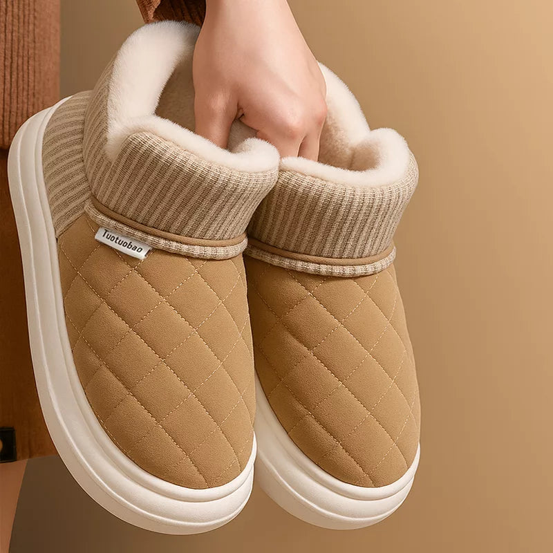 Ugg Winter Slippers in Plush with Thick Non-Slip Sole