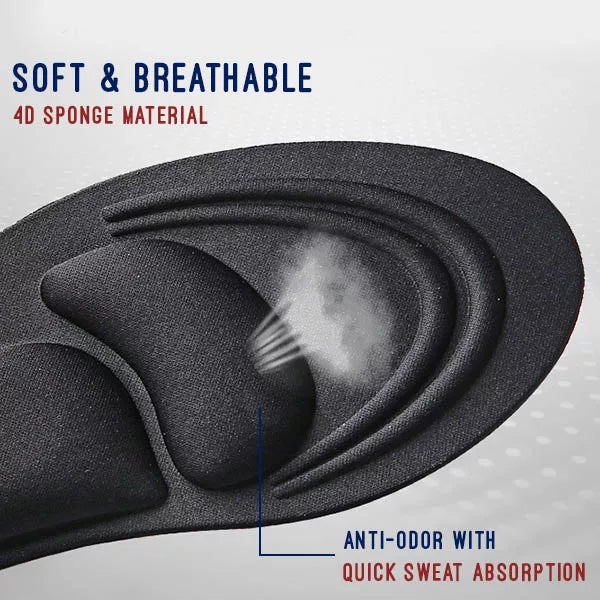 Orthopedic Insoles in 4D Memory Foam