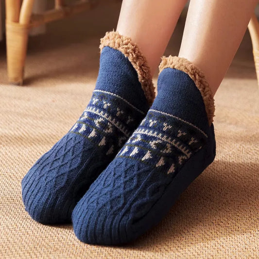 Thermal Slipper Socks in Fleece