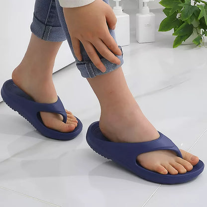 Men's orthopedic flip-flops with arch support