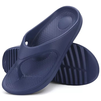 Men's orthopedic flip-flops with arch support