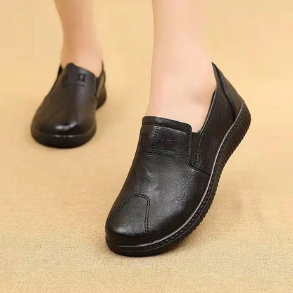 Wide Slip-Resistant Loafers Casual Shoes for Women
