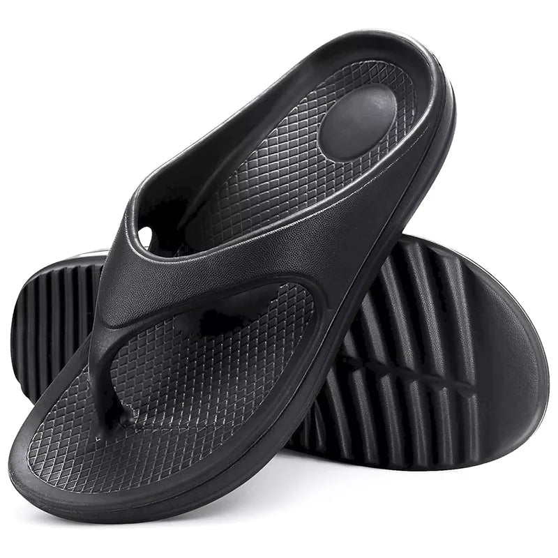 Men's orthopedic flip-flops with arch support