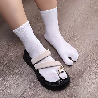 Tabi Socks with Separate Toes for Hallux Valgus