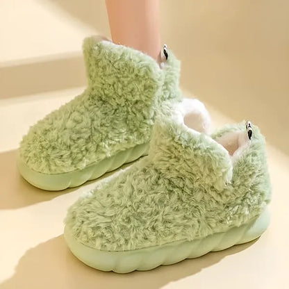 Warm Plush House Slippers Boots
