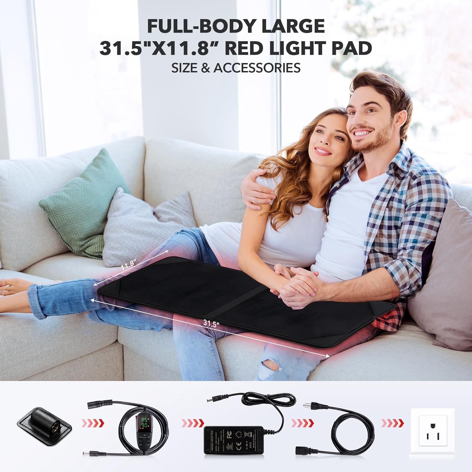 RedPower - Panel for powerful and compact red light therapy