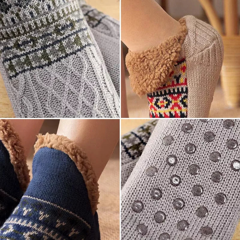 Thermal Slipper Socks in Fleece