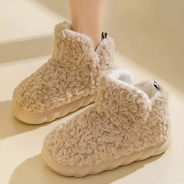 Warm Plush House Slippers Boots