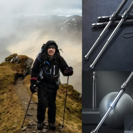 Bastone Da Passeggio Pieghevole Automatico con Design Elegante Ð Stabilità e Sicurezza per Ogni Passo 1