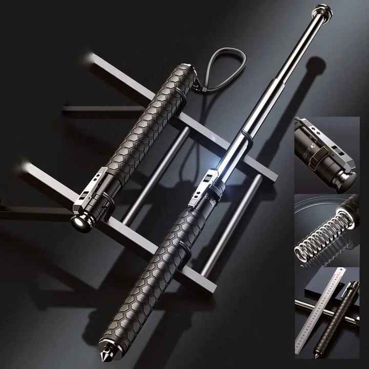 Bastoni Trekking | Bastone da Trekking Automatico con Impugnatura Ergonomica Ð Sicurezza e Stabilità per Escursioni 4