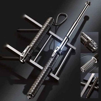 Bastoni Trekking | Bastone da Trekking Automatico con Impugnatura Ergonomica Ð Sicurezza e Stabilità per Escursioni 4