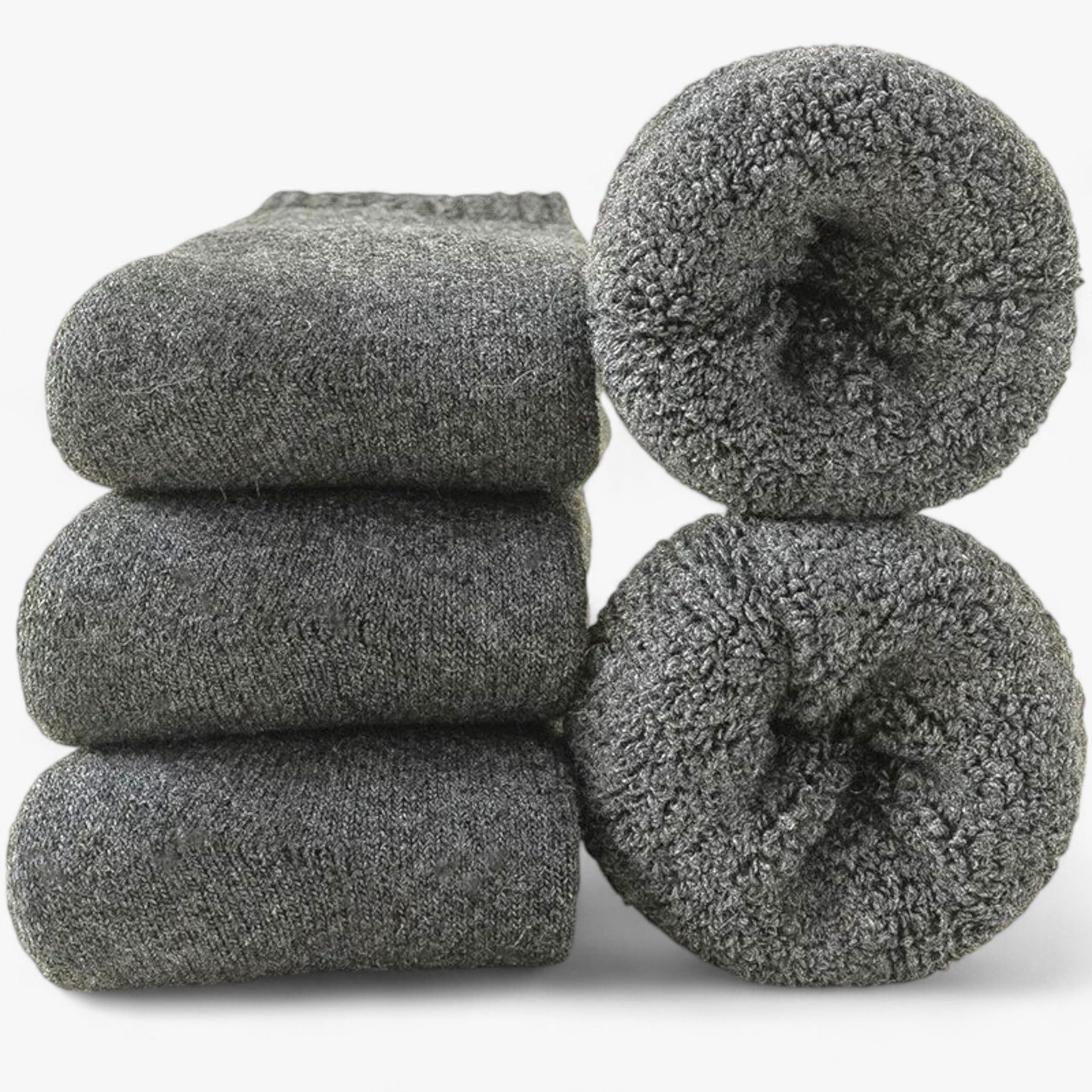 Calze Termiche Donna | Calzini in Lana con Passante in Pile Rinforzato Ð Comfort e Calore per Inverno 0