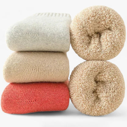 Calze Termiche Donna | Calzini in Lana con Passante in Pile Rinforzato Ð Comfort e Calore per Inverno 2