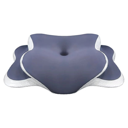 Ergonomic Cervical Pillow in Memory Foam with Adjustable Silk Pillowcase