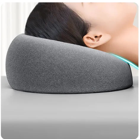 Ergonomic Memory Foam Pillow for Face-Down Rest with Towel
