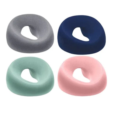 Ergonomic Memory Foam Pillow for Face-Down Rest with Towel