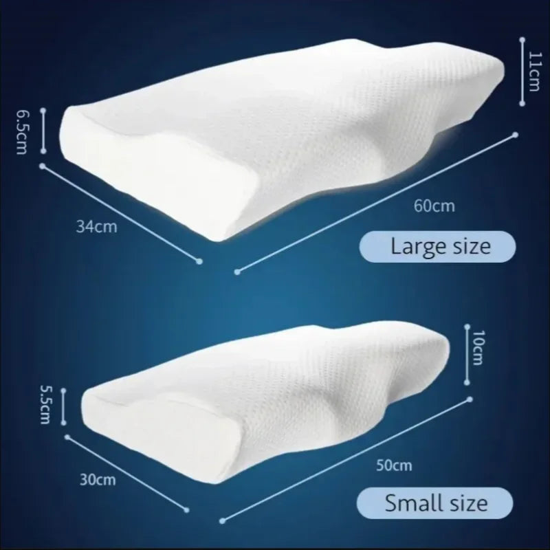 Ergonomic Orthopedic Memory Foam Pillow for Cervical - Ideal Neck Support and Sleep