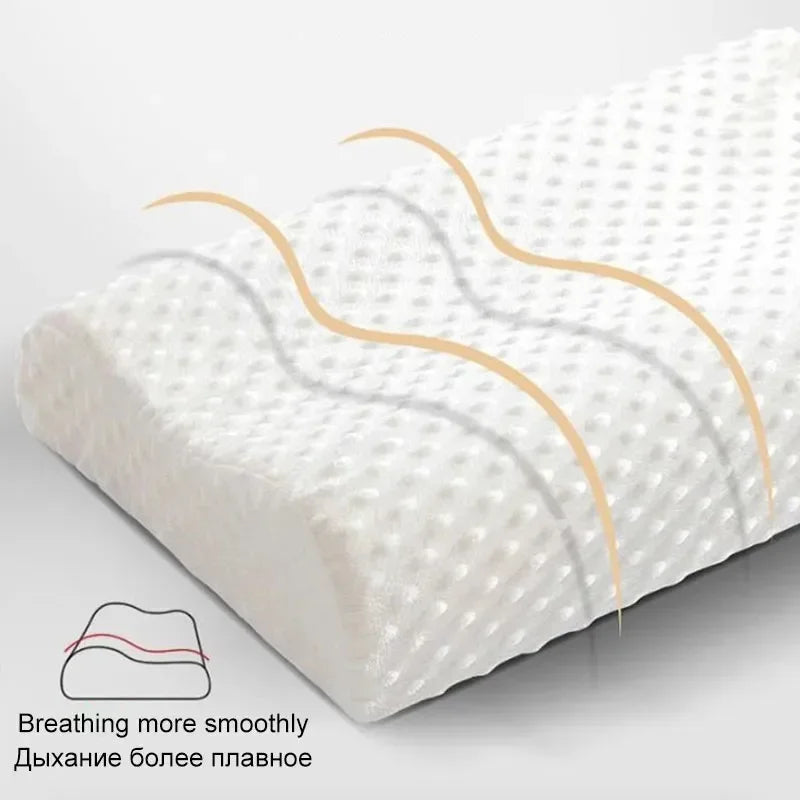Orthopedic Memory Foam Pillow for the Cervical Area - Ergonomic Support Ideal for Maternity and Comfortable Sleep
