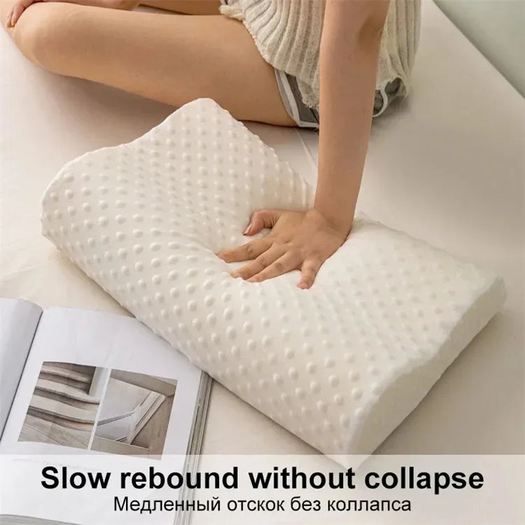 Orthopedic Memory Foam Pillow for the Cervical Area - Ergonomic Support Ideal for Maternity and Comfortable Sleep