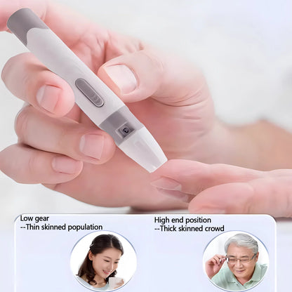 Portable Glucometer for Blood Glucose Monitoring with 50 Test Strips and Lancets – Quick Tests and Accurate Results