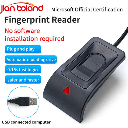 USB Fingerprint Reader for Windows 10 and 11 – Secure Biometric Access and Plug and Play