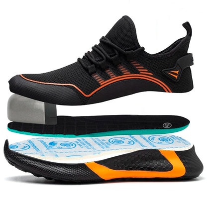 Lightweight and Breathable Work Shoes