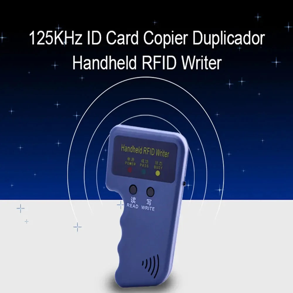Portable 125KHz RFID Programmer for Duplication and Writing of Cards and Keys – Easy to Use with LED Indicator