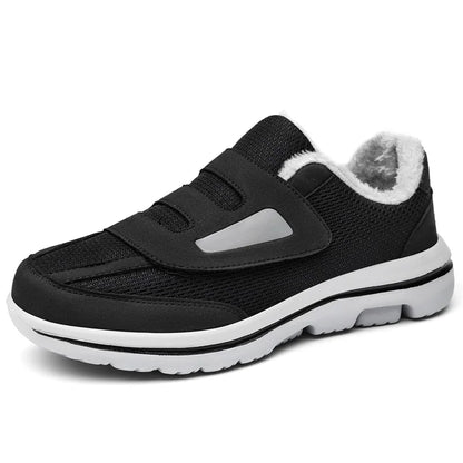 Comfortable Winter Shoes for Elderly with Wide Toe - Diabetic Footwear for Swollen Feet and Orthopedic Support