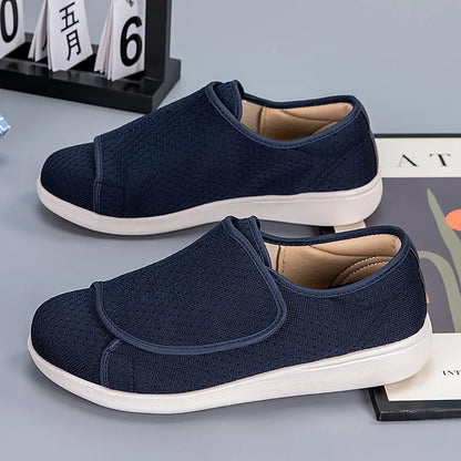 Light Orthopedic Shoes for Diabetics with Adjustable Closure and High Arch Support