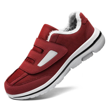 Comfortable Winter Shoes for Elderly with Wide Toe - Diabetic Footwear for Swollen Feet and Orthopedic Support