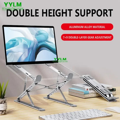 Adjustable Aluminum Laptop Stand - Ergonomic Laptop Support