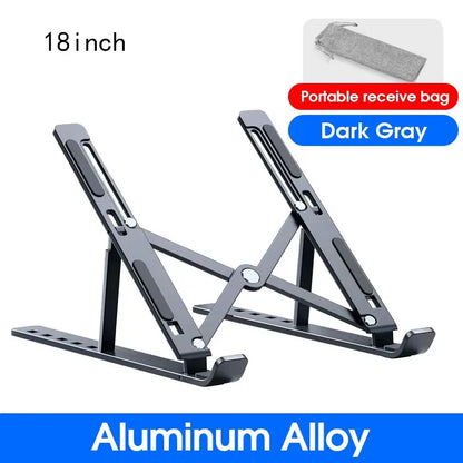 Adjustable Aluminum Laptop Stand - Ergonomic Laptop Support