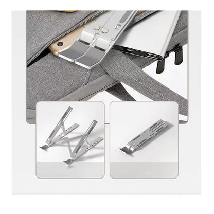 Foldable Aluminum Laptop Stand - Ergonomic and Ventilated Design