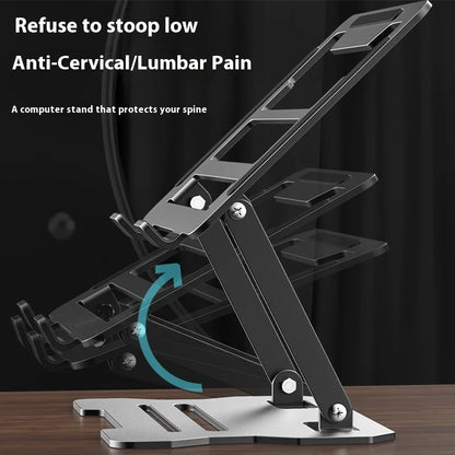 Foldable Laptop Stand - Adjustable and Portable Support for Laptops