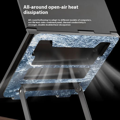 Foldable Laptop Stand - Adjustable and Portable Support for Laptops