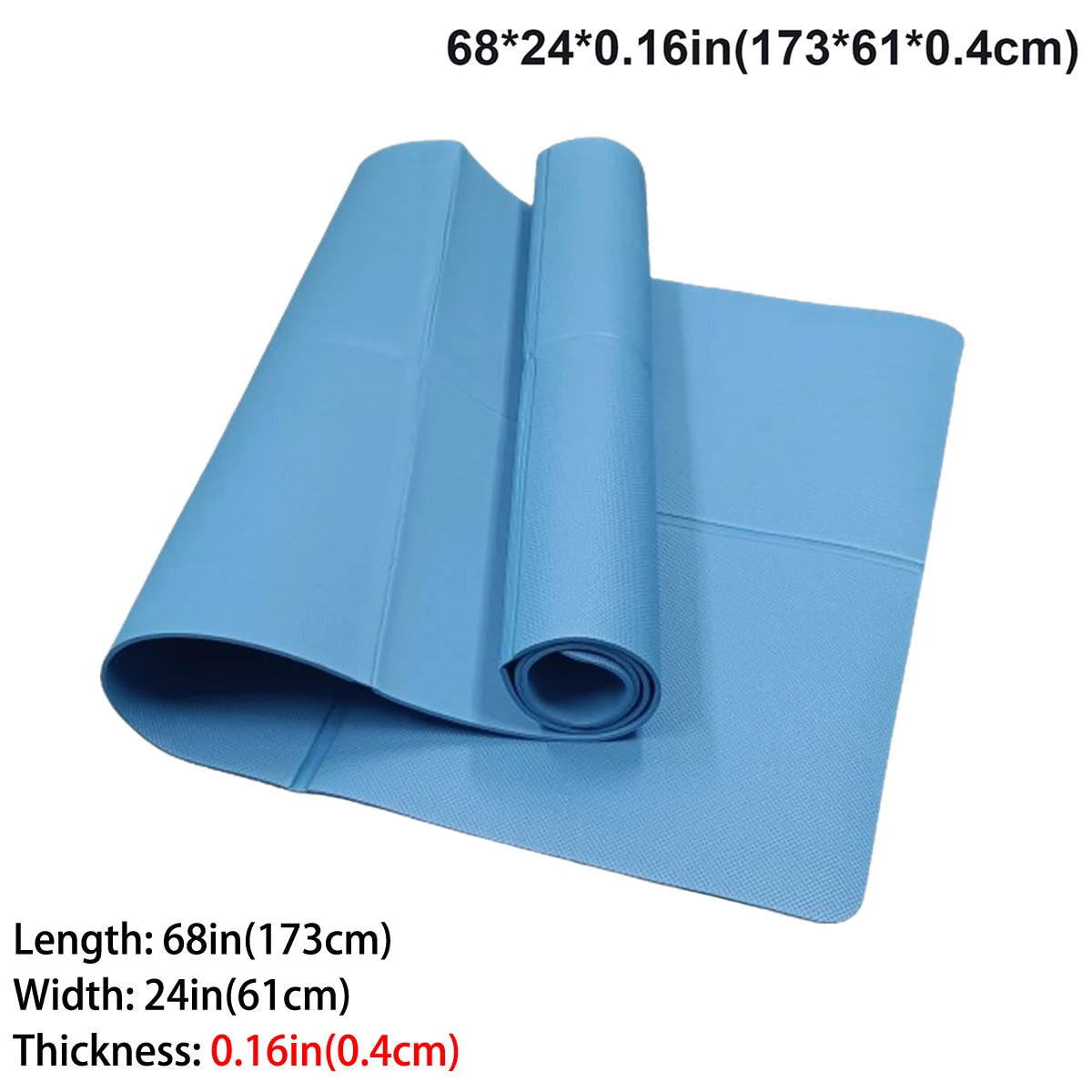 Professional Foldable Yoga Mat in Eco-friendly EVA for Fitness and Pilates 3mm/4mm/6mm