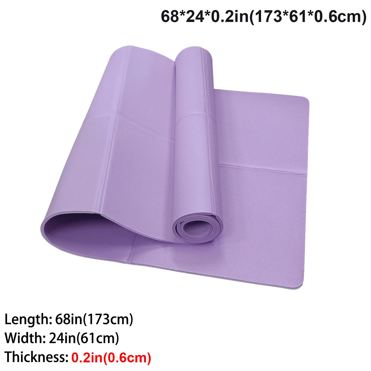 Professional Foldable Yoga Mat in Eco-friendly EVA for Fitness and Pilates 3mm/4mm/6mm