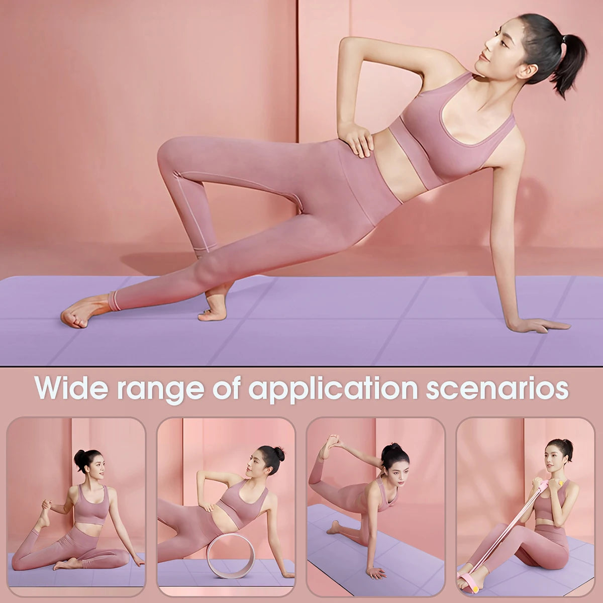 Professional Foldable Yoga Mat in Eco-friendly EVA for Fitness and Pilates 3mm/4mm/6mm