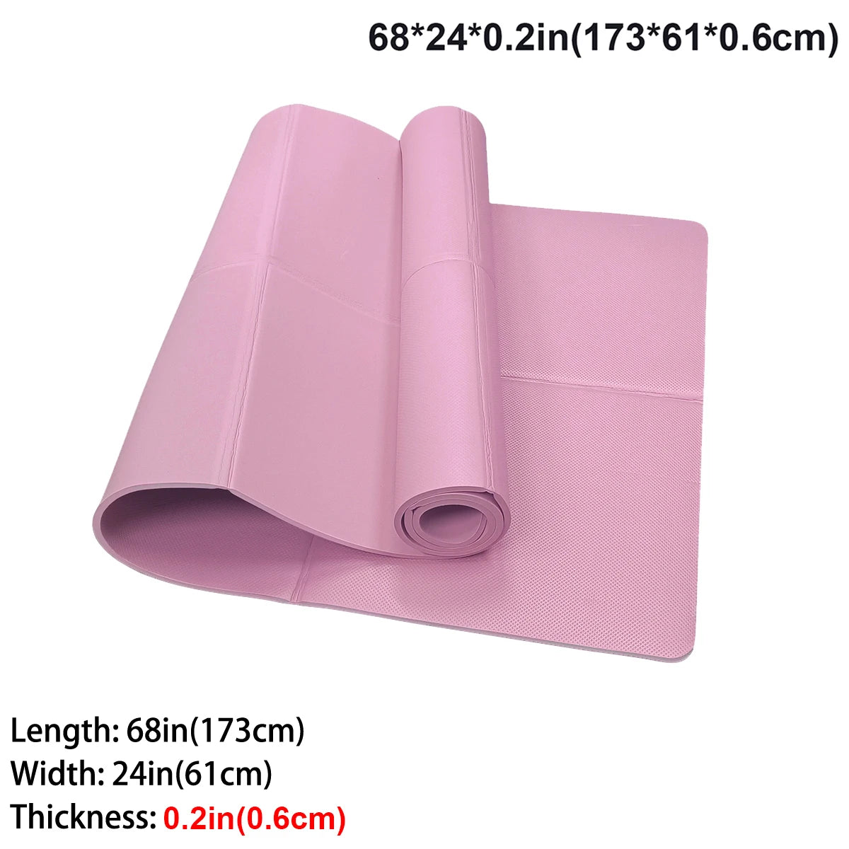 Professional Foldable Yoga Mat in Eco-friendly EVA for Fitness and Pilates 3mm/4mm/6mm