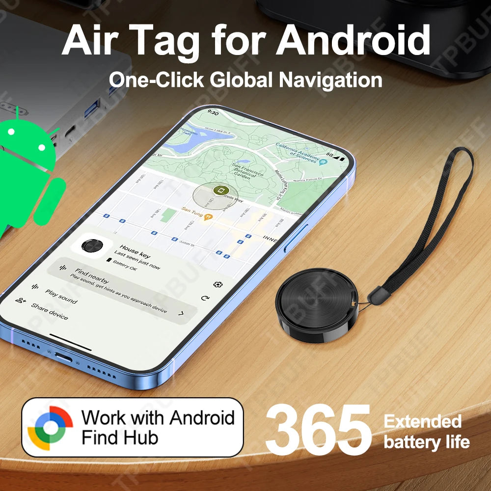 GPS Bluetooth Tracker for Android - Real-Time Location and Security Alarm