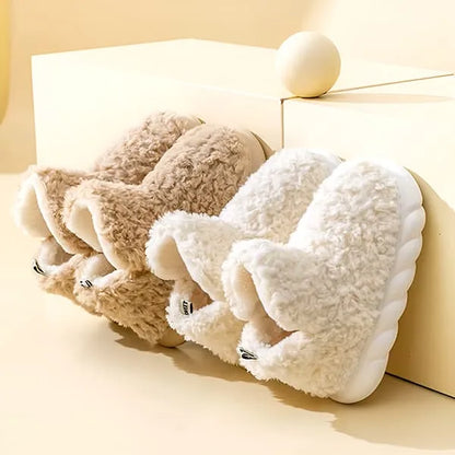 Warm Plush House Slippers Boots