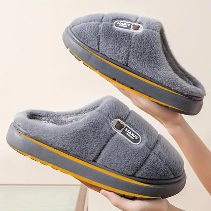 Warm House Slippers with Thick Sole