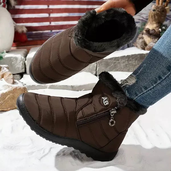 Soft Plush Winter Ankle Boots for Women
